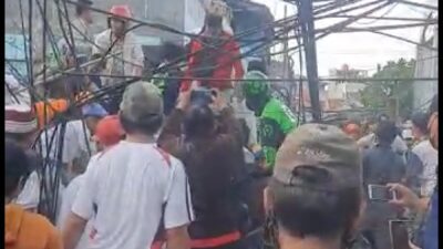 Bangunan Ambruk di Joharbaru, Polisi Tunggu Hasil Pemeriksaan Labfor