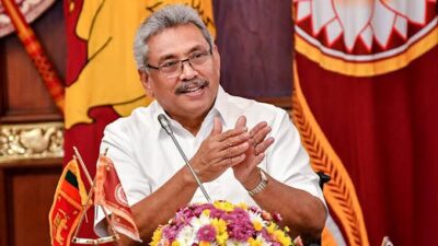 Digeruduk Massa, Presiden Srilanka Melarikan Diri dengan Melepas Tembakan ke Udara