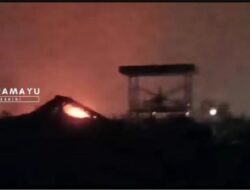 Balongan Hujan Petir, Tangki 107 BBM Pertamina Diduga Petralite Terbakar