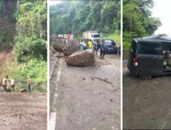 Batu Seukuran Mobil Ngegelinding, Lalin Cadas Pangerang Buka-Tutup