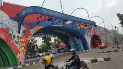 Jembatan Pelangi Antapani Anti Vandalisme, Maestro Dilawan!