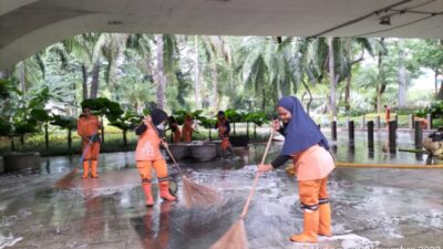 Lurah Gelora Kerahkan ASN