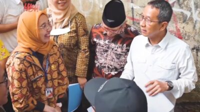 Atasi Banjir Kali Pesanggrahan, HBH Bangun Sheet Pile di Kawasan Kembangan
