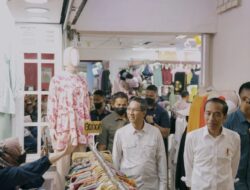 Orang Pertama di Indonesia dan DKI Jakarta Blusukan ke Blok A Pasar Tanahabang