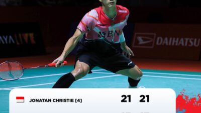 Jojo Juara Indonesia Masters 2023, Menang atas Chico Rekan Senegaranya