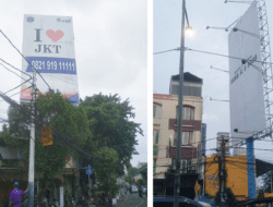 Reklame Tiang Tumbuh Marak di Jakarta Pusat, Dinas yang Ngawasin Cuek Bae