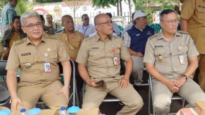 Di acara bagi-bagi Kangkung, Walikota Jakpus Blak-blakan Bilang Warga Kesulitan Air