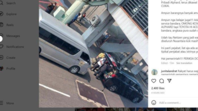Mobil Alphard Masuk Apron Bandara Soetta Dikawal Bea Cukai Jadi Pembicaraan