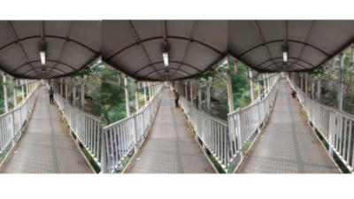 Foto Viral, Orang Beol di JPO Semanggi Ramai Diperbincangkan