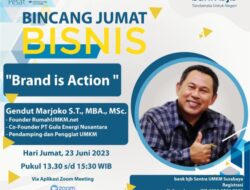 Bincang Jumat Bisnis Edisi 23 Juni 2023 Kupas Pentingnya Branding