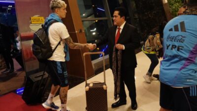 Timnas Argentina Berkenalan dengan Rumput SUGBK, Areanya Dijaga Ketat