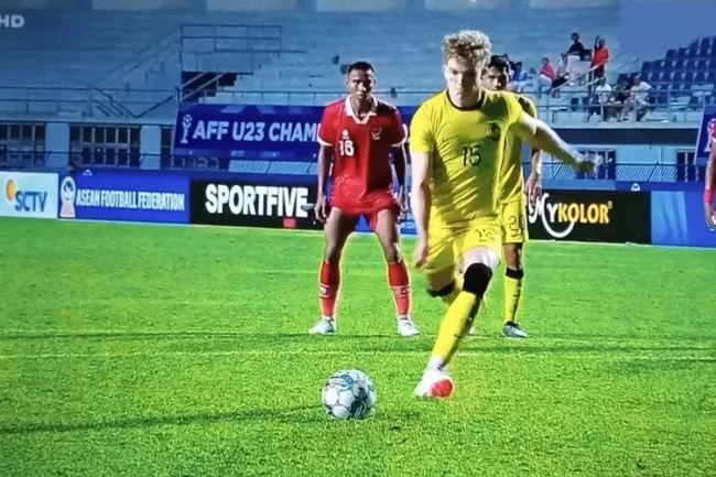 Tumbang 1-2 dari Malaysia