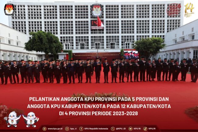 Anggota KPU Jabar Dilantik
