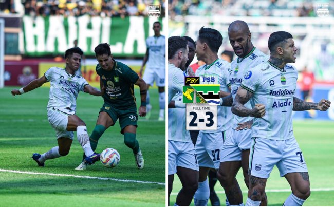 Persib Berhasil Curi Kemenangan
