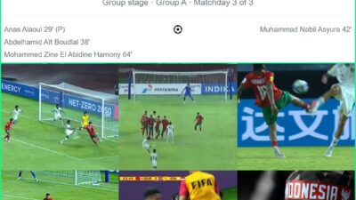 kalah 1-3 dari Maroko
