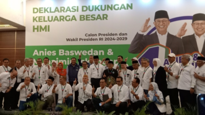 Keluarga Besar HMI Deklarasi Dukung Capres Cawapres AMIN
