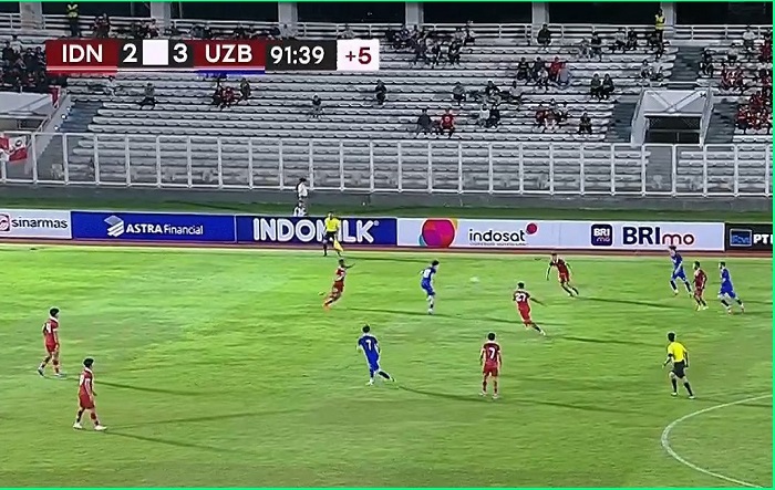 Kalah 2-3 dari Uzbekistan