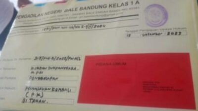 Memori PK Terpidana Irfan Suryanagara dan Endang Kusumawati di Tolak PN Bale Bandung