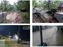 Sungai Cipelang Meluap, Tanggul Jebol Rumah Warga Porak Poranda, 1 Meninggal