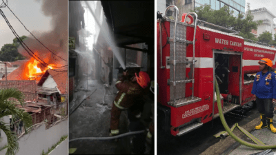 Musibah Mampir ke Braga Bandung Lagi, 7 Rumah Terbakar