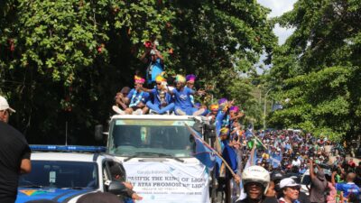 Pesta Kota Biak Rayakan Sukses PSBS Naik Ke Liga 1