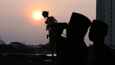 Posisi Hilal Belum Teramati