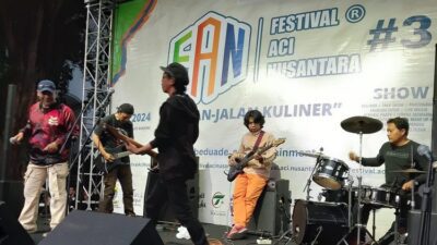 Bawakan Lagu Dewa 19, JBN Band Hibur Pengunjung Festival Aci Nusantara