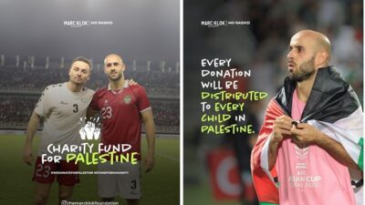Marc Klok Salurkan Bantuan untuk Palestina
