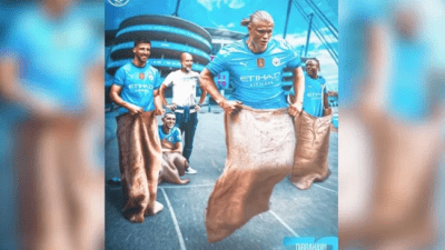 Manchester City Balap Karung