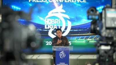 Erick Thohir Targetkan Liga 1 Naik Level Baik Asean dan Asia