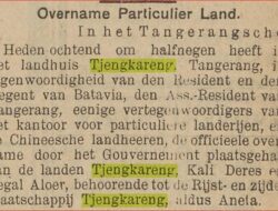 Negara Tjengkareng Dijual