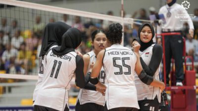 Timnas Voli Putri Indonesia Kalahkan Selandia Baru 3-0 di  AVC Nations Cup 2025