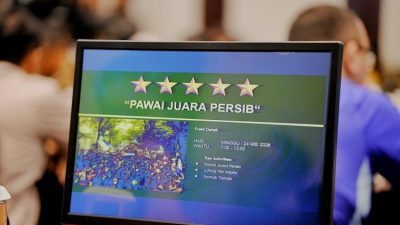 Jelang Persib Vs Persijap, Wagub Erwan : Jaga Situasi Kondusif